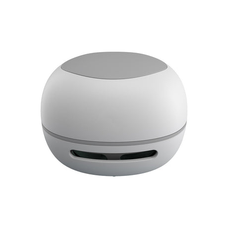 White Cordless Tabletop Crumb Sweeper - USB Rechargeable Mini Vacuum for Desk