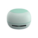 Green Cordless Tabletop Crumb Sweeper - USB Rechargeable Mini Vacuum for Desk