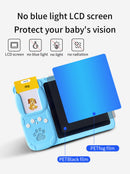Pink (112 cards, pure English) Kids Interactive Early Education Toy: Combination Card Reader & LCD Drawing Board for Toddlers