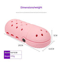 2 - pcs Blue Cute Clog-Shaped Pen Holder for Desk Organization
