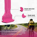 Pink+Black Easy-to-use bicycle tire levers - quick tire removal and installation tool