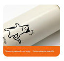 Mini Insulated Coffee Cup - 316 Stainless Steel, Portable & Stylish - White Kitten (300ml+cup brush)