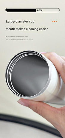 Mini Insulated Coffee Cup - 316 Stainless Steel, Portable & Stylish - Pink love (300ml+cup brush)