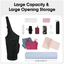 Blue All-in-One Yoga Sling Bag - Fits Mat & Gear, Large Opening, Side Pockets