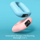 Portable Electric Muscle Relaxation Ring Massager - with Digital Display Blue