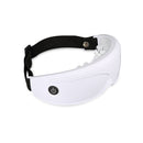 White Touch-Control Rechargeable Heated  Eye Massager for Daily Use