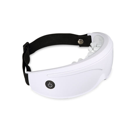 White Touch-Control Rechargeable Heated  Eye Massager for Daily Use