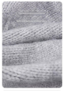 Black Vintage Inspired Knitted Beret - Stretchy & Comfortable Wool Blend Cap