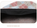 Diamond Colorblock Wool Beret - Stylish Plaid Painter Hat, Warm and Soft - (Yellow)