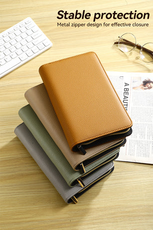 Pink PU Leather Zippered Photo Album - Holds 240 3 Prints