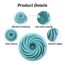 Pink Non-Stick Silicone Cyclone Cake Pan Set (10 Molds) - Perfect for Desserts