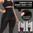 Black Women's 3-in-1 Body Shaper: Waist Cincher, Thigh Slimmer, Glute Lifter - Workout Gear (Size : S/M)