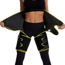 Yellow Women's 3-in-1 Body Shaper: Waist Cincher, Thigh Slimmer, Glute Lifter - Workout Gear (Size : S/M)