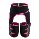 Pink Women's 3-in-1 Body Shaper: Waist Cincher, Thigh Slimmer, Glute Lifter - Workout Gear (Size : L/XL)