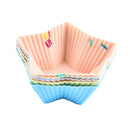 Style 2 Silicone Mini Cake Molds (30 Pack) -  For Cupcakes, Desserts (7.8x7.5x2.8cm)
