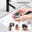 White Rechargeable Electric Foot Grinder with Suction - Complete 10-Piece Pedicure Kit