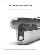 Travel UVC Toothbrush Sanitizer Box - Magnetic Closure, Rechargeable