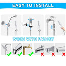 Handheld Pet Grooming Shower Sprayer - With Comb Teeth Hose & Adapters