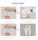 White Dual Nozzle Nano Facial Mister - USB Rechargeable Hydrating Spray