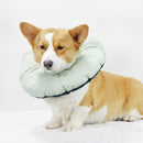 Green Adjustable Soft Elizabethan Collar for Pets - Comfortable Recovery Aid - S