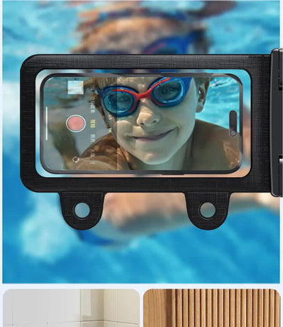 Mint Blue 2-Pack Universal IPX8 Waterproof Phone Pouch with Lanyard - Touch Sensitive Case for Swimming & Outdoor Sports