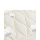 Beige Stylish Quilted Belt Bag - Lightweight Nylon Crossbody Fanny Pack