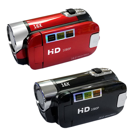 Pink Capture Life's Moments: HD 1080P Digital Camcorder - 16MP Photos, 16X Digital Zoom, 2.7 LCD Screen