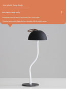 Gold Three-dimensional stripes Sleek Minimalist LED Mushroom Table Lamp - Rechargeable 3-Color Touch Control, Bar & Ambient Light