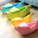 Pink Cozy Banana Peel Pet Bed - Plush & Warm Cave House for Cats & Small Dogs (Medium)