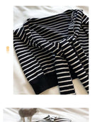 Khaki Chic Striped Knit Tie-Front Shawl - Lightweight Versatile Layering Capelet for Women