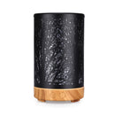 Khaki and Black Forest Design Iron Essential Oil Diffuser - 7 Color LED Ultrasonic Cool Mist Humidifier 100ml