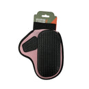 2 Pcs Pink And Black Pet Grooming Glove - Gentle Deshedding & Massage Mitt for Dogs & Cats, Efficient Fur Remover