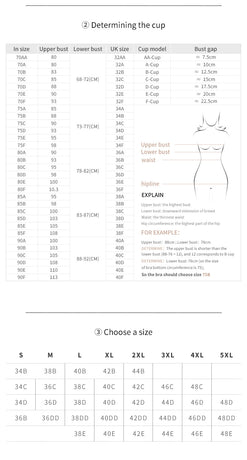 2 Pcs Size XXL Women's Wireless Large-Cup Lace Bra with Front Clasp - Comfortable, Breathable, Beige