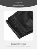 2 Pcs Size S Women's Wireless Large-Cup Lace Bra with Front Clasp - Comfortable, Breathable, Black
