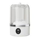 White Portable Mini Washing Machine - Rechargeable USB-C Electric Washer for Travel, Delicates & Socks