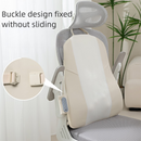 Grey Slim Wireless Shiatsu Back Massager Cushion - Rechargeable Heated Massage Pad for Full Back Relief
