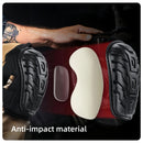 1 Pair Black Professional Hard Shell Knee Pads - Heavy Duty Protection for Work, Construction, Gardening & Outdoor Sports