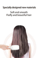 White Advanced 3-in-1 Scalp & Hair Care Massage Comb - Red Light Therapy, EMS Microcurrent & Vibration for Healthy Hair Growth