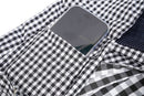 Black and White Checkered Comfortable Pet Sling Carrier for Small Dogs & Cats - Breathable Cotton Checkered Bag, Hands-Free, Safety Features