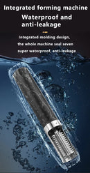 White Cordless Electric Fish Scaler - Rechargeable 3000mAh Power, Stainless Steel Blade, Mess-Free Fish Cleaning Tool
