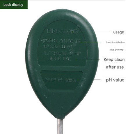 2 Pcs Black Soil Moisture Meter - Accurate Plant Water Monitor for Garden & Potted Plants, No Batteries Needed