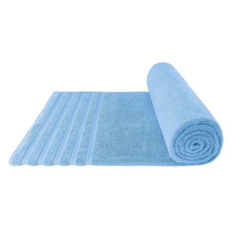 White Luxury 6-Piece Combed Cotton Towel Bale Set - Ultra Soft & Absorbent Bath, Hand, Face Towels