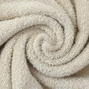 Grey 4-Pack Elegant Glod Floral Embroidered Cotton Hand Towels - Ultra Soft & Absorbent