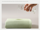 Green Premium 3-Piece Waffle Weave Cotton Towel Set - Lightweight, Quick-Dry & Absorbent - Bath, Hand, Face Cloth