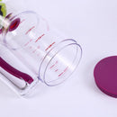 Orange Precision Batter Dispenser with Measurement Marks - 900ml Easy Pour for Pancakes, Cupcakes & Waffles