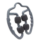 Grey Set of 2 Foam Roller Ring Leg Massagers - Muscle Relief & Circulation Tool