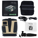 Beige HD Digital Night Vision Binoculars - High Magnification Infrared Scope with Color Night View