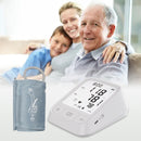 White Smart Upper Arm Blood Pressure Monitor - Medical Automatic BP Machine for Export