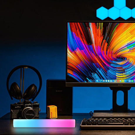 5V Bluetooth 3W RGB Atmosphere Desk Lamp - 3W 128LM USB-Powered Mood Lighting
