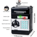 Gold Children's Mini Safe Piggy Bank with Fingerprint and Password Lock